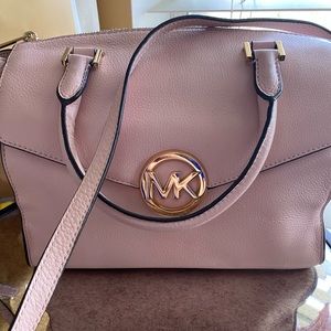 Michael Kors pink leather bag